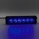 Стробоскоп мигалка в решітку автомобіля синій 6led/blue фото 1