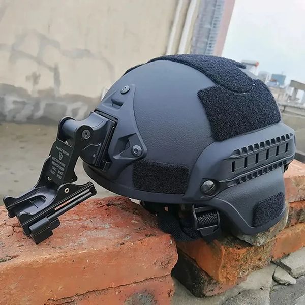 Кріплення для ПНБ на шолом з роз'ємом NVG - підйомний механізм для приладу нічного бачення, аналог Rhino mount NVG1 фото